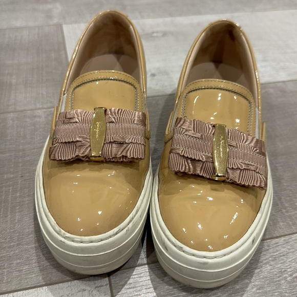 Salvatore Ferragamo Platform Slip On Shoes - Picture 3 of 5